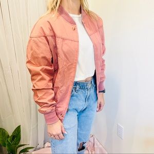 Vintage Windbreaker Coral Jacket